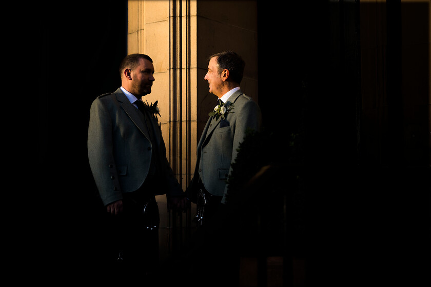 18 
 The wedding of Gary Jamieson & Grard O'Hare, Bonham Hotel, 20th November 2021. Photographed by First Light Photography